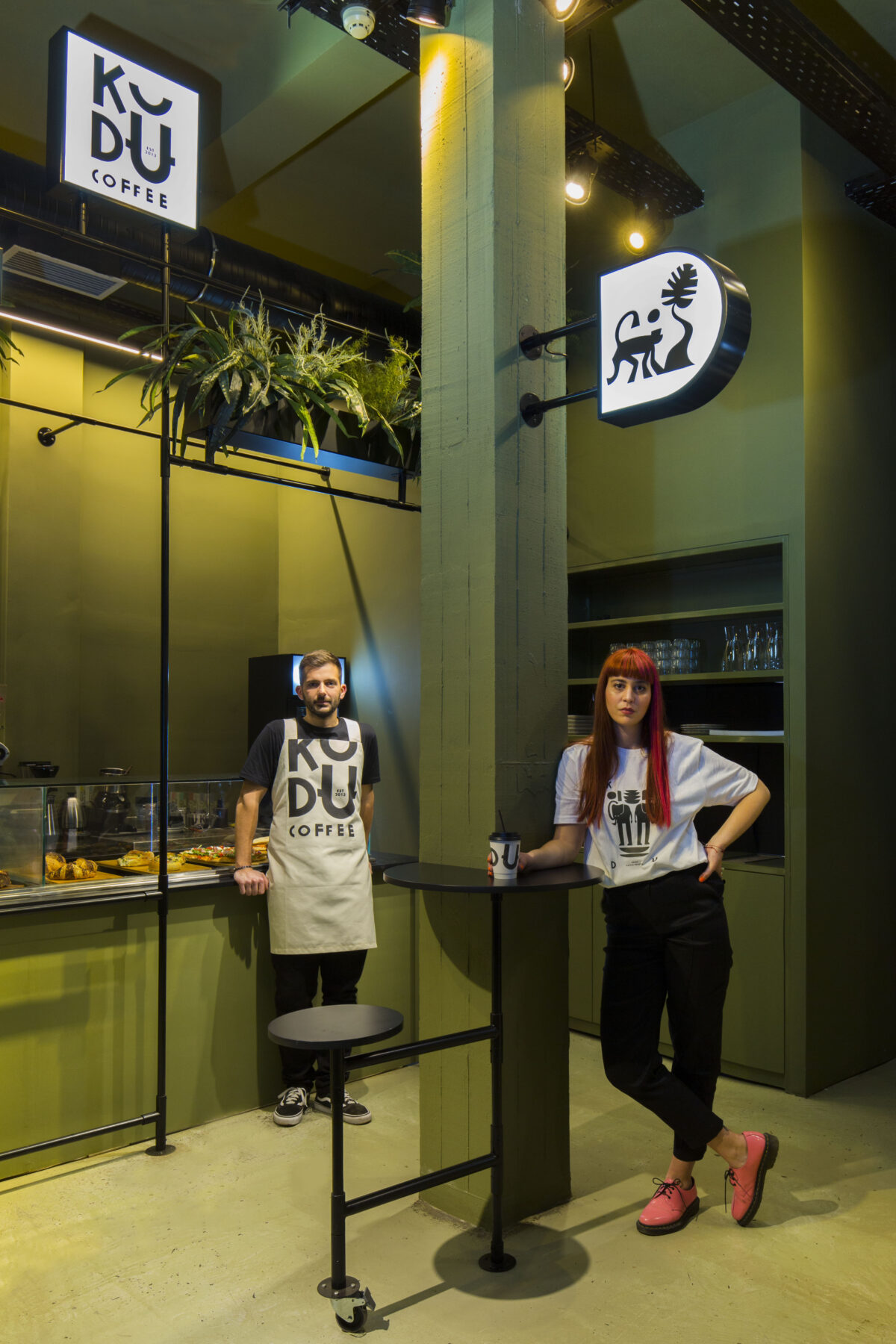 Archisearch KUDU coffee shop in Neo Psichiko, Athens | studiomateriality
