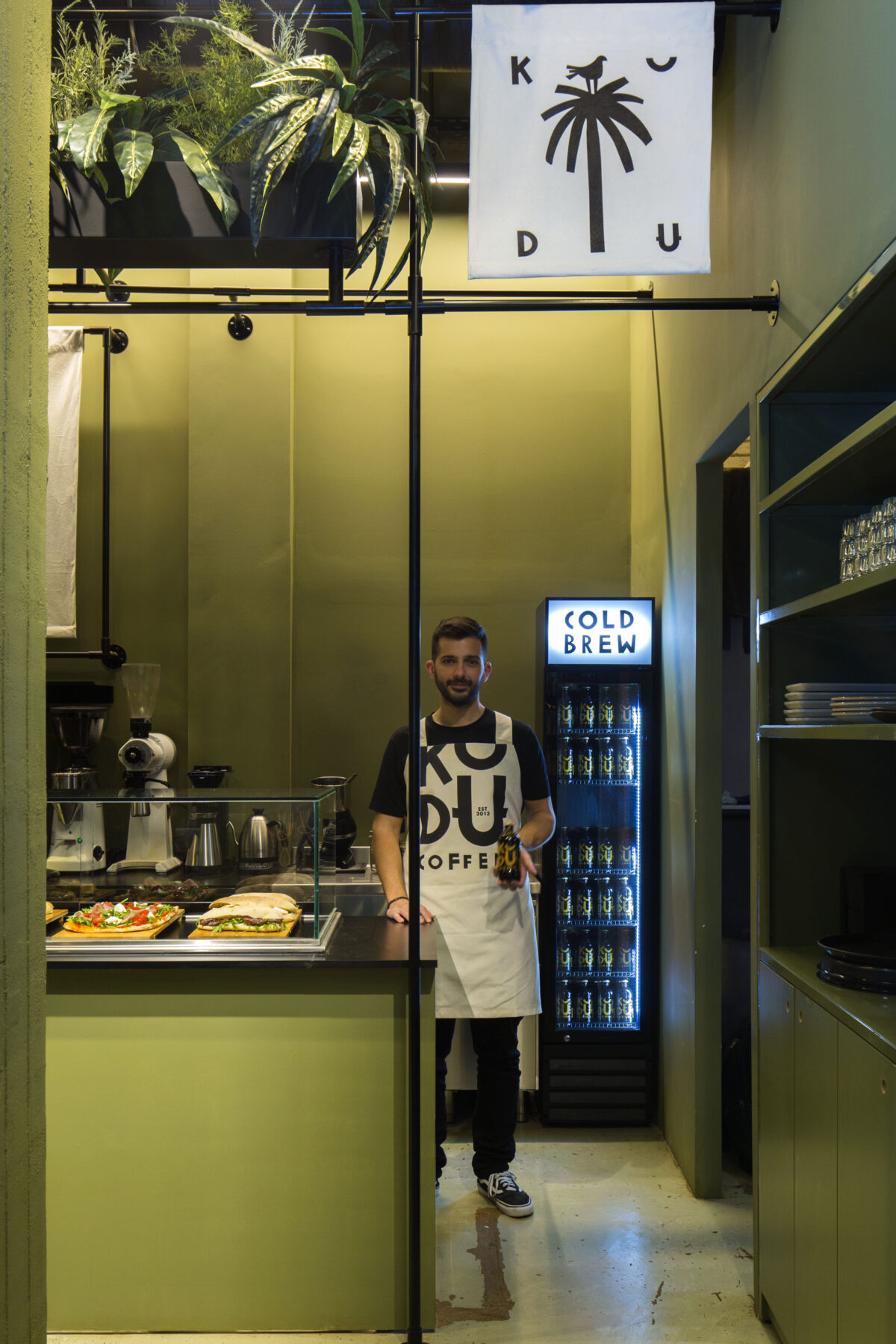 Archisearch KUDU coffee shop in Neo Psichiko, Athens | studiomateriality