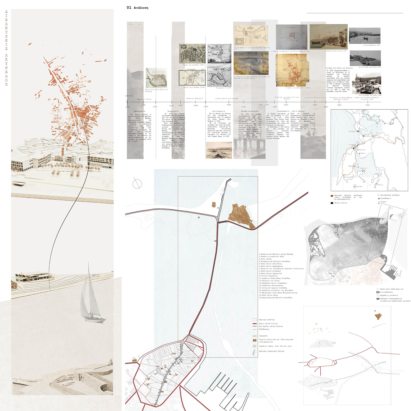 Archisearch Lefkada passages. Landscaping on the coastal northeastern front of Lefkada and restoration/reuse of the old TAOL winery | Diploma thesis by Alexandra Vasileiou, Katerina Voukelatou