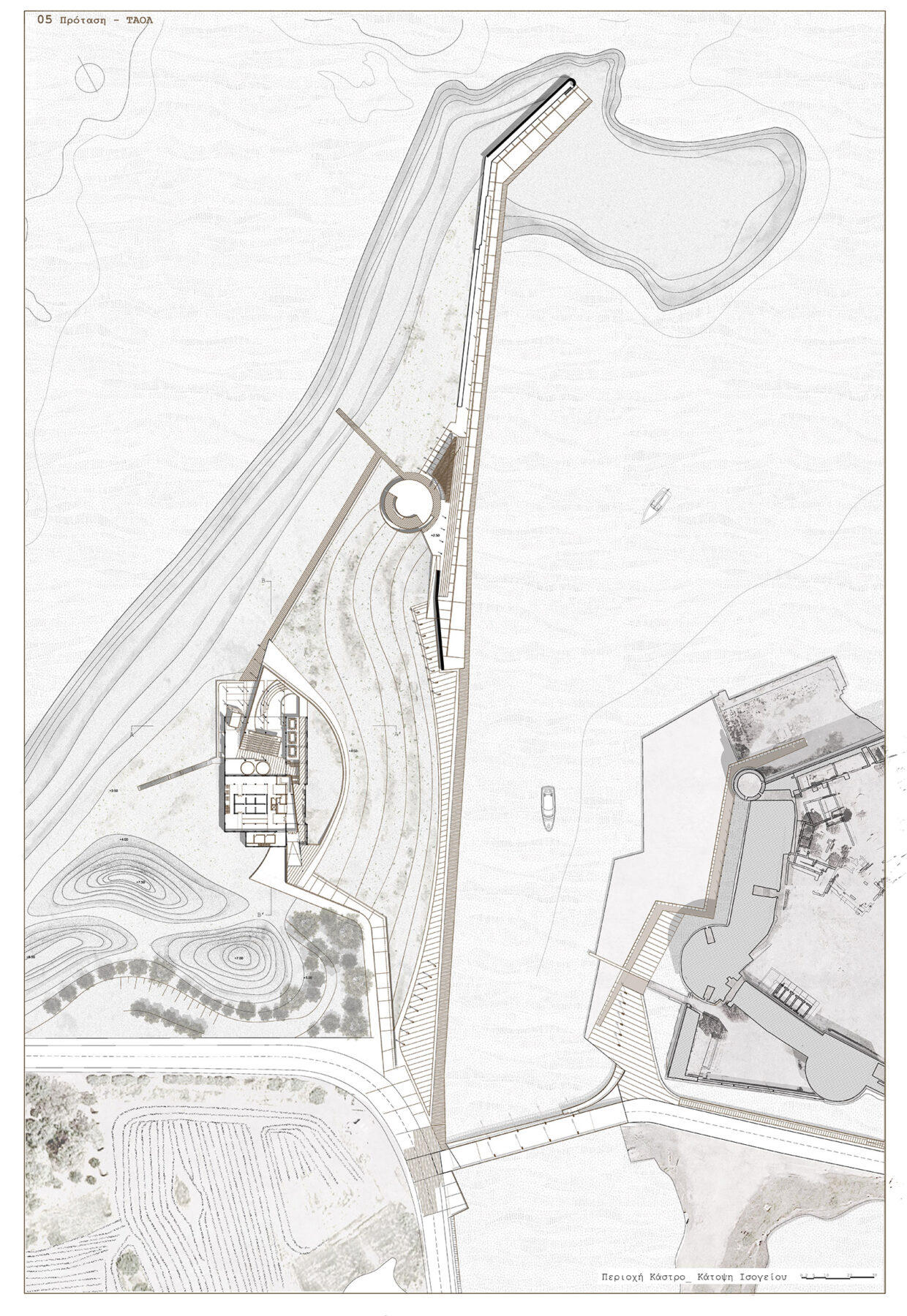 Archisearch Lefkada passages. Landscaping on the coastal northeastern front of Lefkada and restoration/reuse of the old TAOL winery | Diploma thesis by Alexandra Vasileiou, Katerina Voukelatou