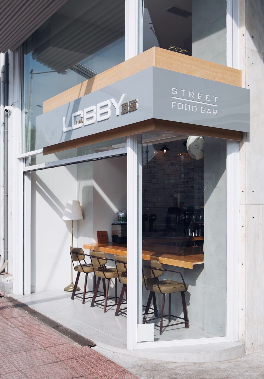 Lobby 35, restaurant, Πειραιάς, Doriza Design