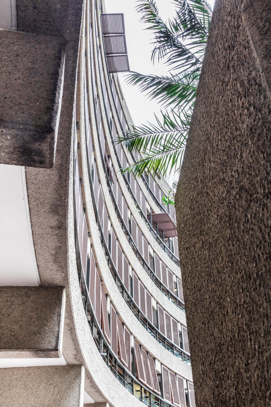 barbican, barbican center, photography, architecture, concrete, brutalism, london, uk, england, 20th century, image, estate