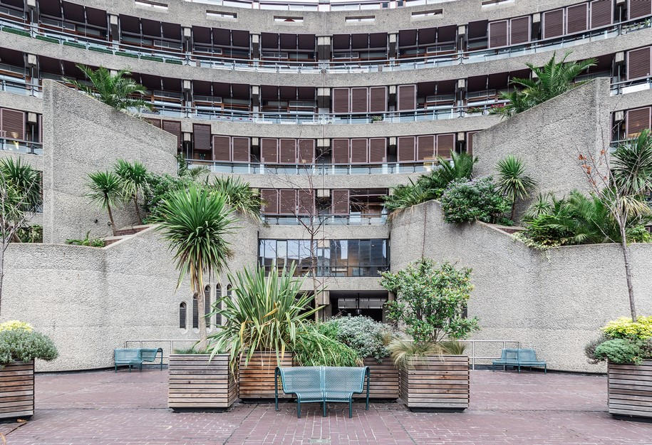 Archisearch Maria Irene Moschona Records the Untamed Charm of Barbican Center, London