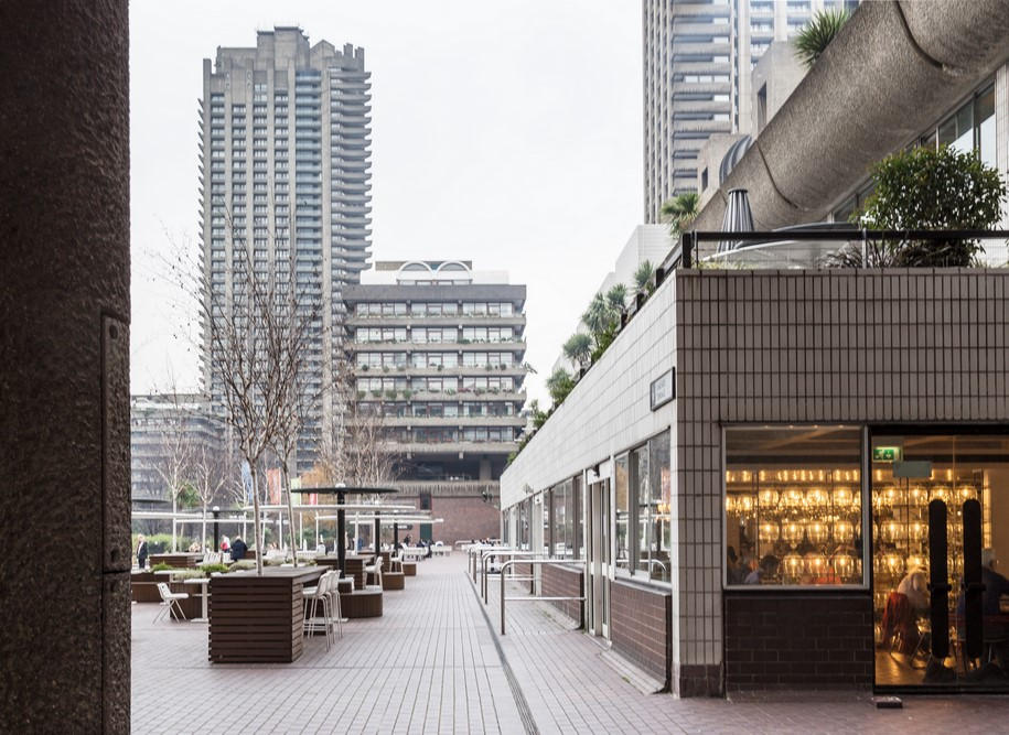 barbican, barbican center, photography, architecture, concrete, brutalism, london, uk, england, 20th century, image, estate