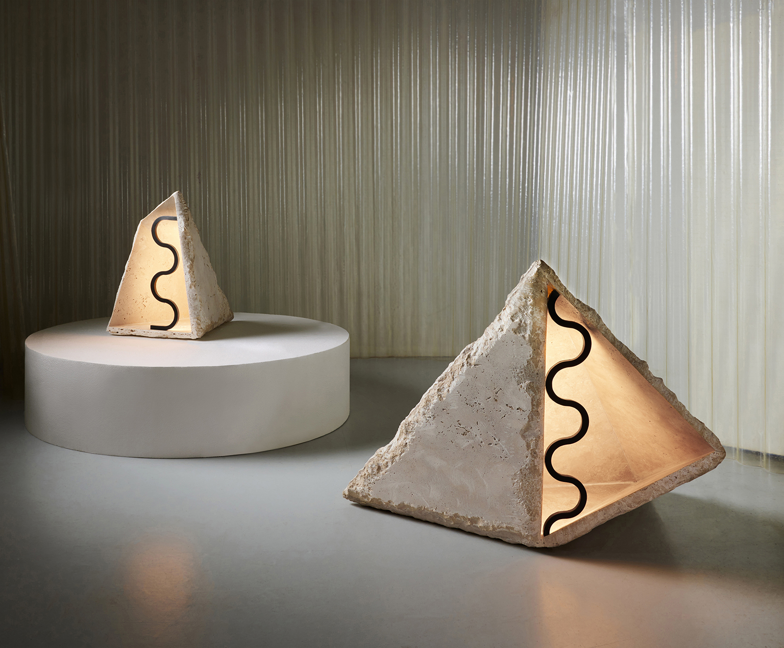 Archisearch Lighting designer Mariza Galani presents her new collection of light fixtures, inspired from the Ancient Greek term of geometry