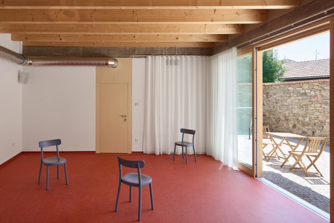 Archisearch - A WHIMSICAL REUSE // K66: Townhouse with a Café in Czech Republic | by matěj šebek architekti