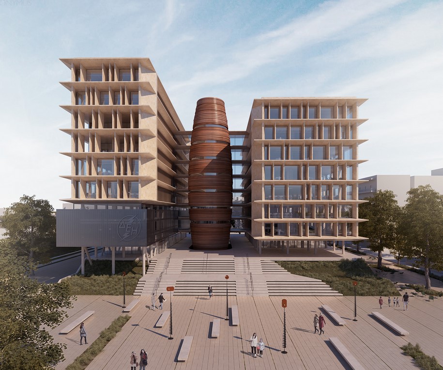 Archisearch Micromega Architects Win 1st Prize for the new Headquarters of the P.P.C.