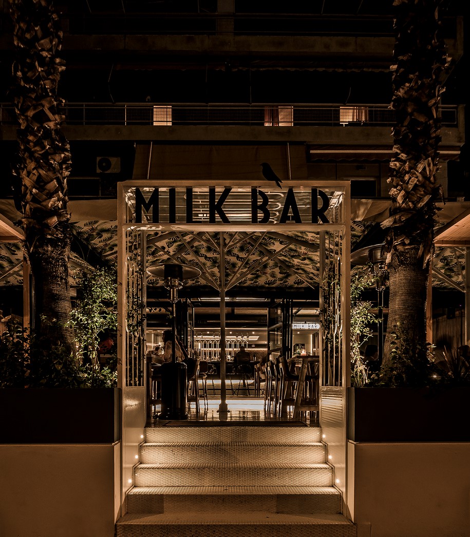 milk bar, cafe, kipseli architects, κυψέλη αρχιτεκτονικής, 2018, Γαλάτσι, Αττική