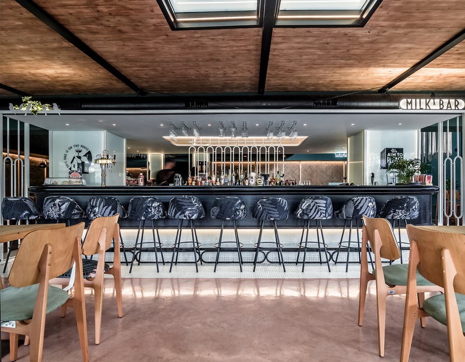milk bar, cafe, kipseli architects, κυψέλη αρχιτεκτονικής, 2018, Γαλάτσι, Αττική