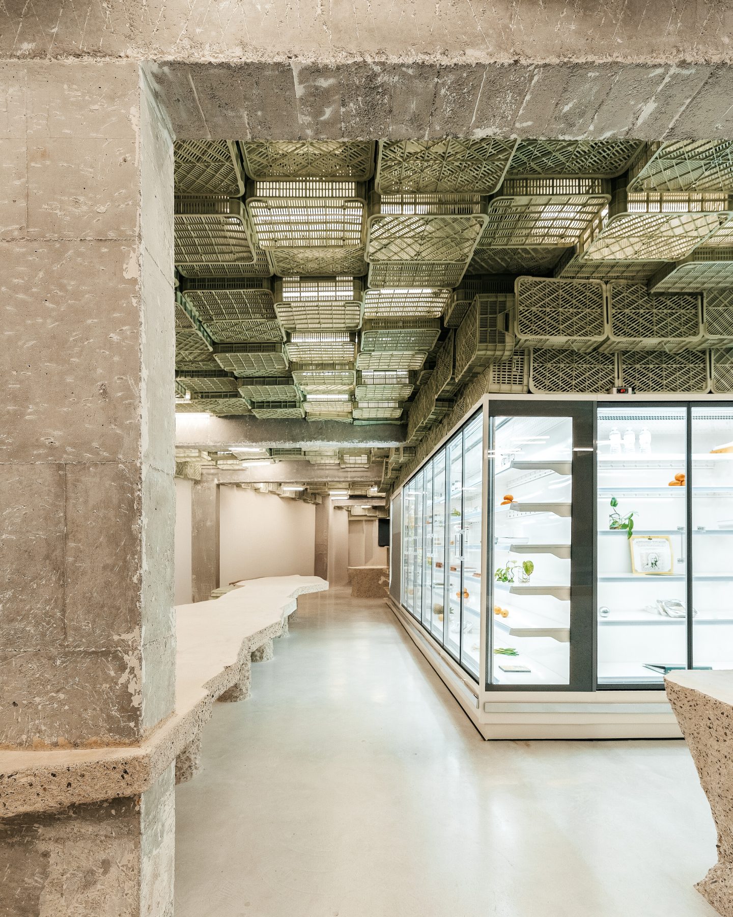 Archisearch Minimal Studio’s Plastic Box reinvents the supermarket through brutalism in Majorca, Spain