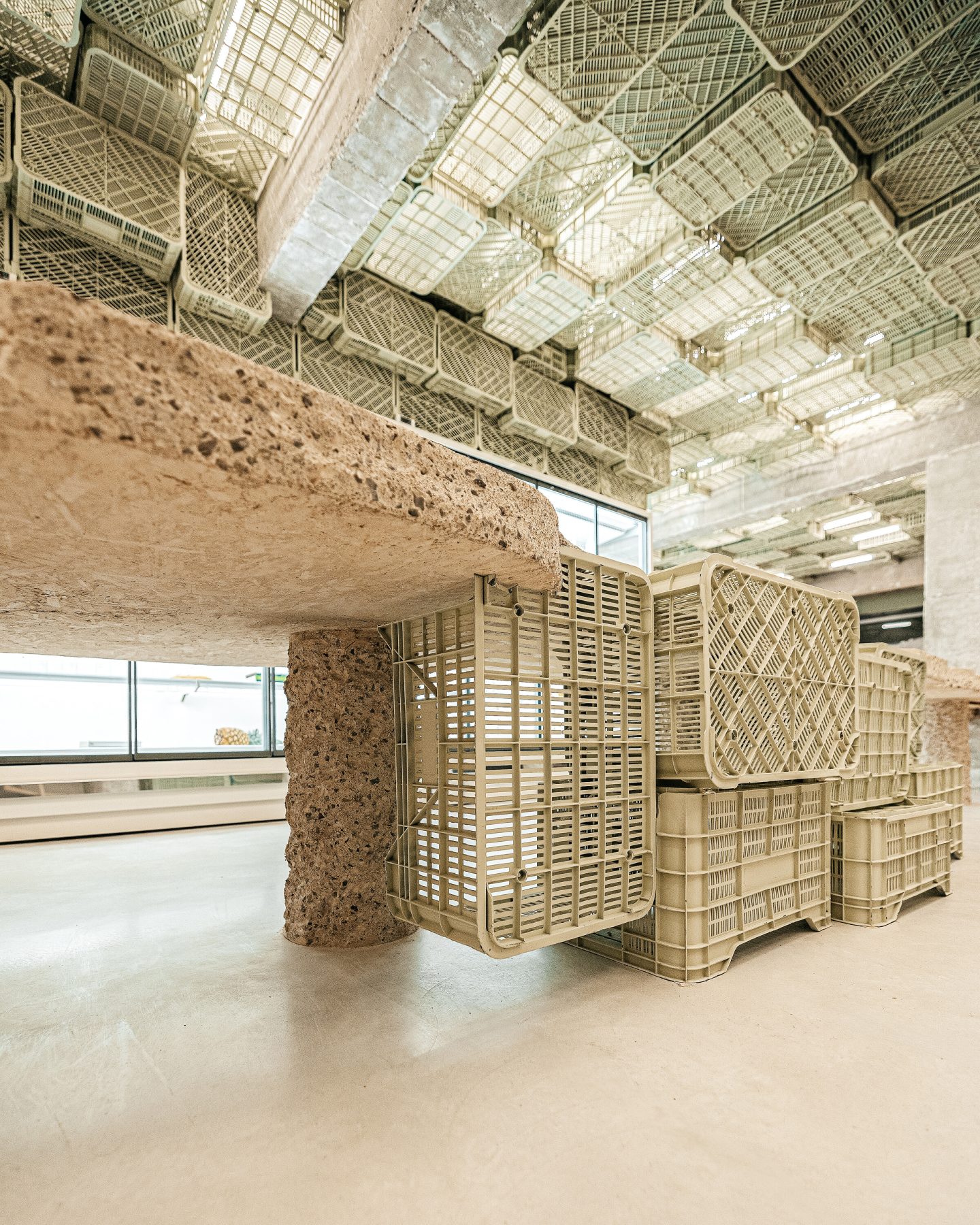 Archisearch Minimal Studio’s Plastic Box reinvents the supermarket through brutalism in Majorca, Spain