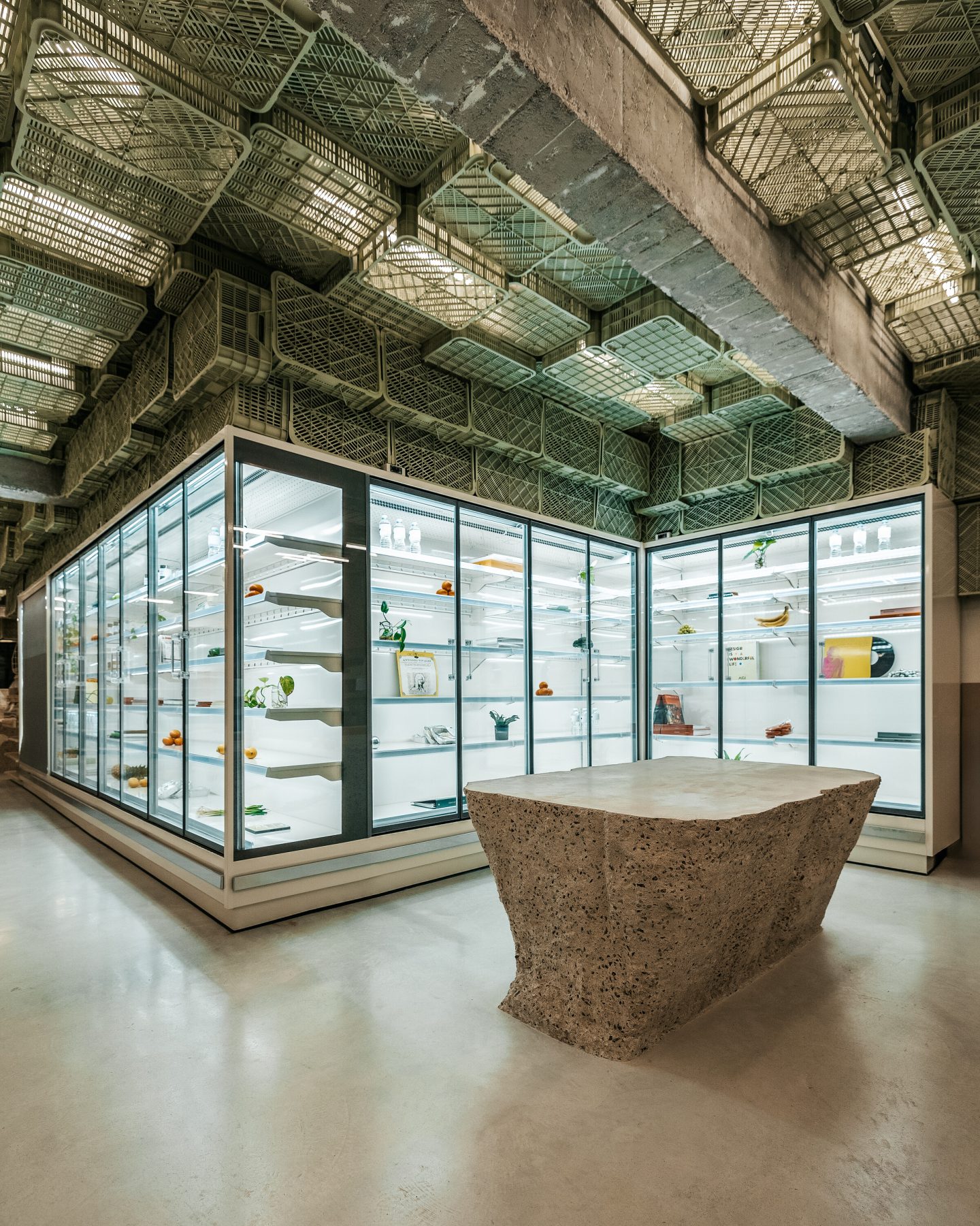 Archisearch Minimal Studio’s Plastic Box reinvents the supermarket through brutalism in Majorca, Spain