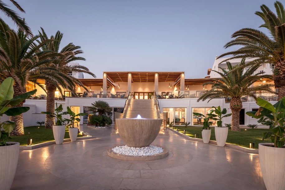 Archisearch Renovation & interior design of Mitsis Rinela Beach Resort & Spa by Elastic Architects