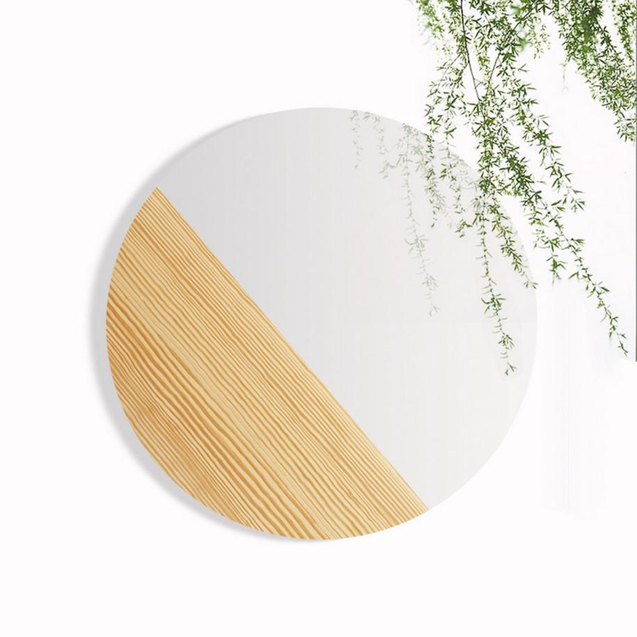 MIXIM is a mirror product line created from the architectural vision of Alba Peña, a playful mix&match of textures, materials and colours.