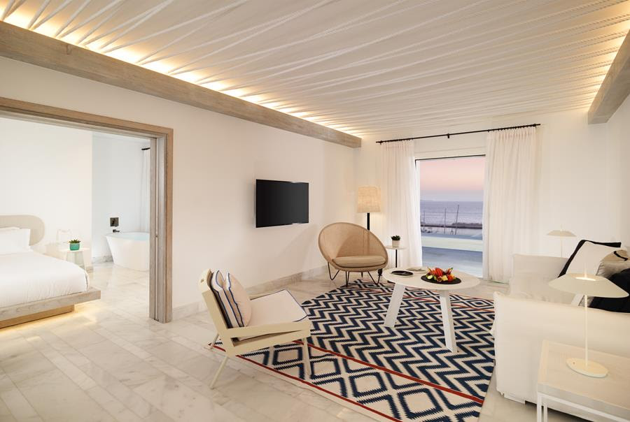 Archisearch MKV Design Completes Chic New Hotel on the island of Mykonos