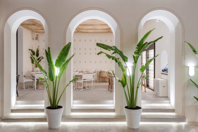 Archisearch - Elastic Architects designed the world famous beach club Nammos in Dubai with references to traditional Mykonian architecture