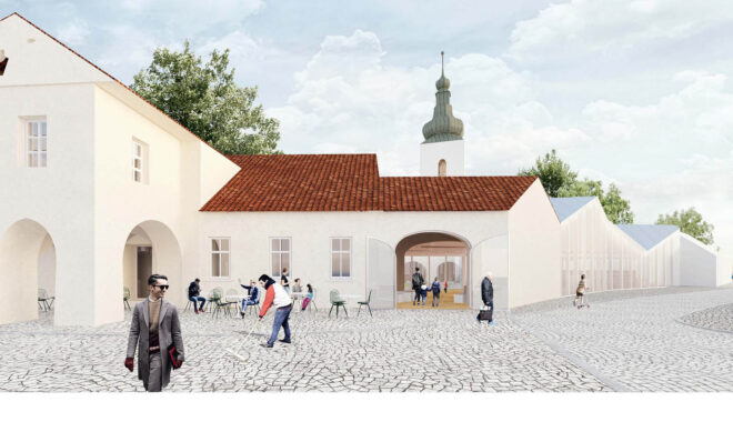 Archisearch - Entry in the architectural competition for the new Cultural Center of Modřice in Czech Republic  |  ANAGRAM A-U & GRUPPA