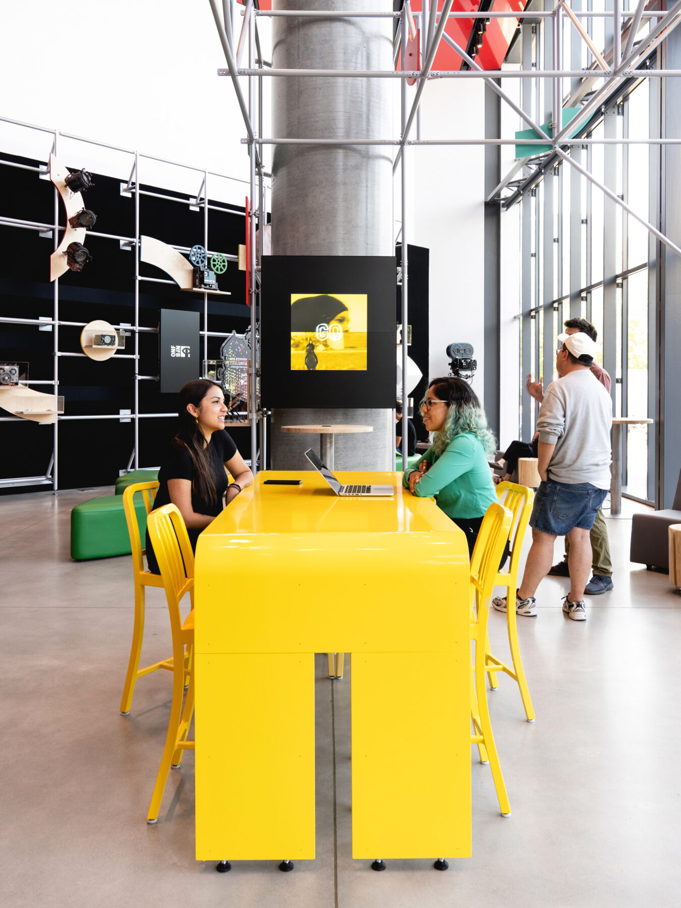 Archisearch Design of the NFB's new reception area in Montreal, Canada by Taktik design