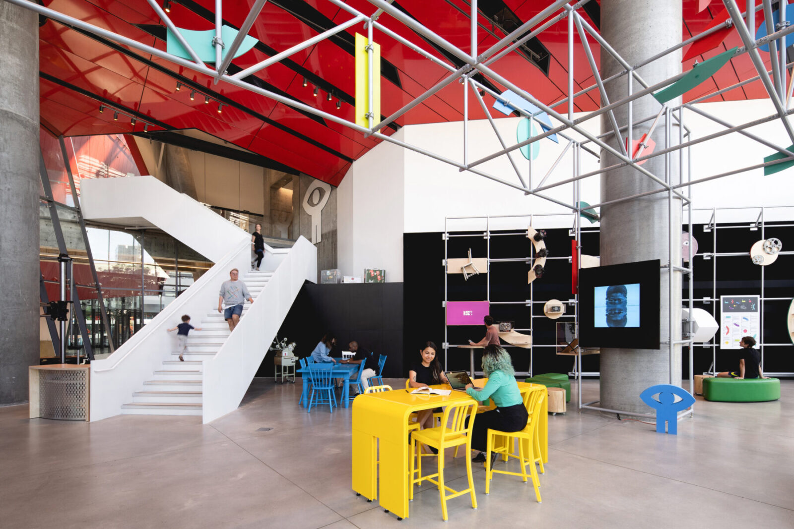 Archisearch Design of the NFB's new reception area in Montreal, Canada by Taktik design