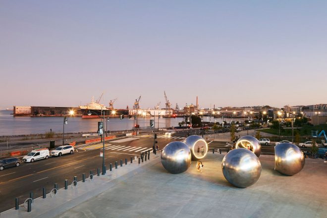 Archisearch - Seeing spheres by OLAFUR ELIASSON offers a place to pause