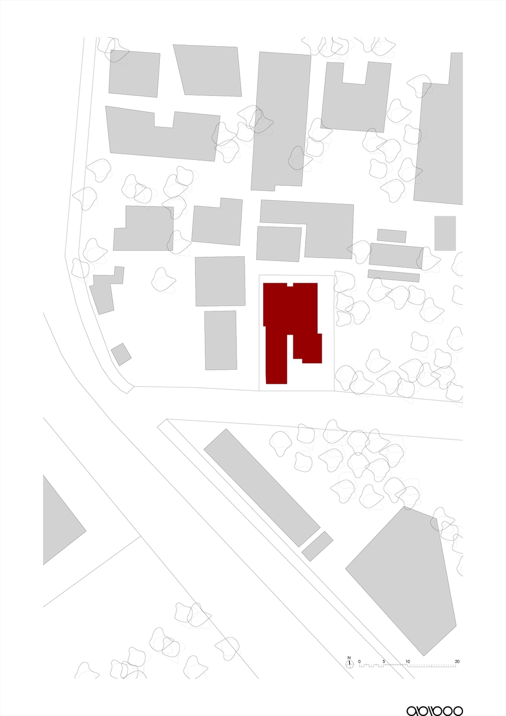 Archisearch - INDER HOUSE, Chennai, India | ABIBOO ARCHITECTURE | site plan
