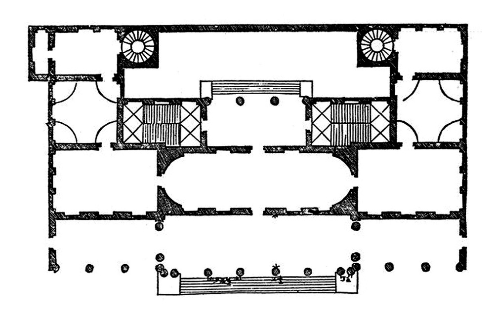 Archisearch - Andrea Palladio _ Palazzo Chiericati, Vicenza, Italy _ 1550-1580 _ plan