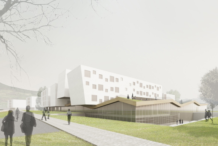 Archisearch - GFRA ARCHITECTURE PROJECT FOR THE COMPTETITION FOR THE RENOVATION AND EXTENSION OF THE SALZBURG PEDAGOGICAL SCHOOL