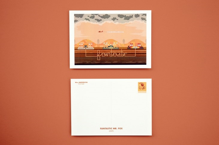Archisearch - ``The Fantastic Mr. Fox`` / Wes Anderson Postcards / Mark Dingo Francisco