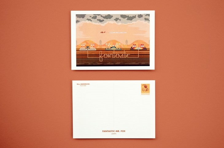 Archisearch MARK DINGO FRANCISCO CREATES AN AMAZING SERIES OF WES ANDERSON POSTCARDS BASED ON FILM LOCATIONS