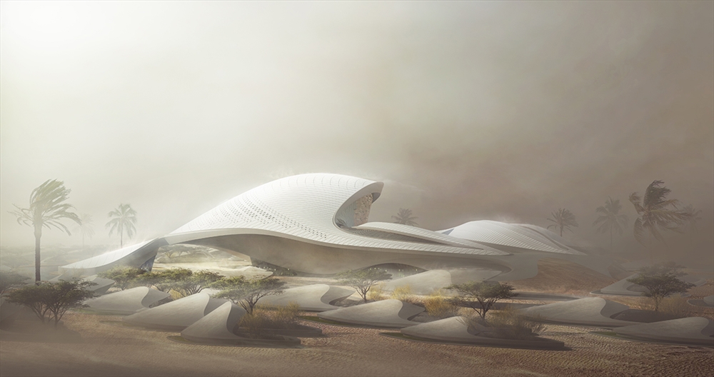 Archisearch - BEE'AH HEADQUARTERS, SHARJAH, UAE / ZAHA HADID ARCHITECTS