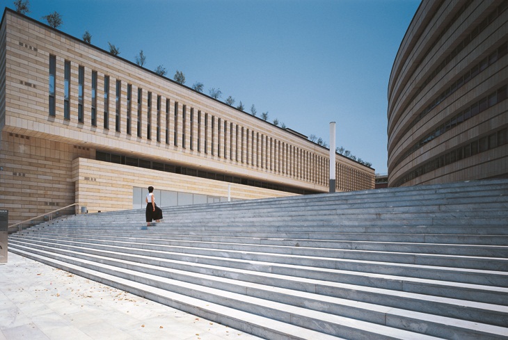 Archisearch - Συγκρότημα Εθνικής Ασφαλιστικής, Αθήνα. Πλήρης Αρχιτεκτονική Μελέτη: Mario Botta, Ρένα Σακελλαρίδου, Μόρφω Παπανικολάου | Φωτογράφος: Pino Musi 