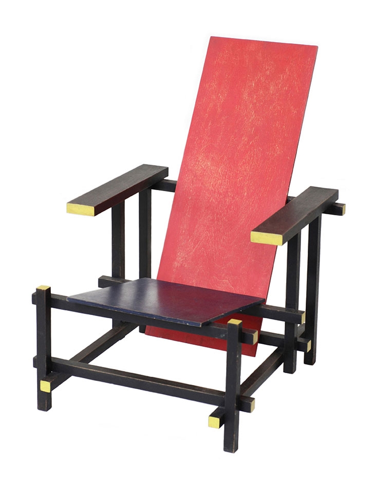 Archisearch - Gerrit Rietveld Rot-Blauer Stuhl, 1953, (c) Galerie Vivid, Rotterdam