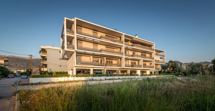 Archisearch - NW view, Thiresias Residential Building, Patras Greece, Barlas Architects (c) Pygmalion Karatzas