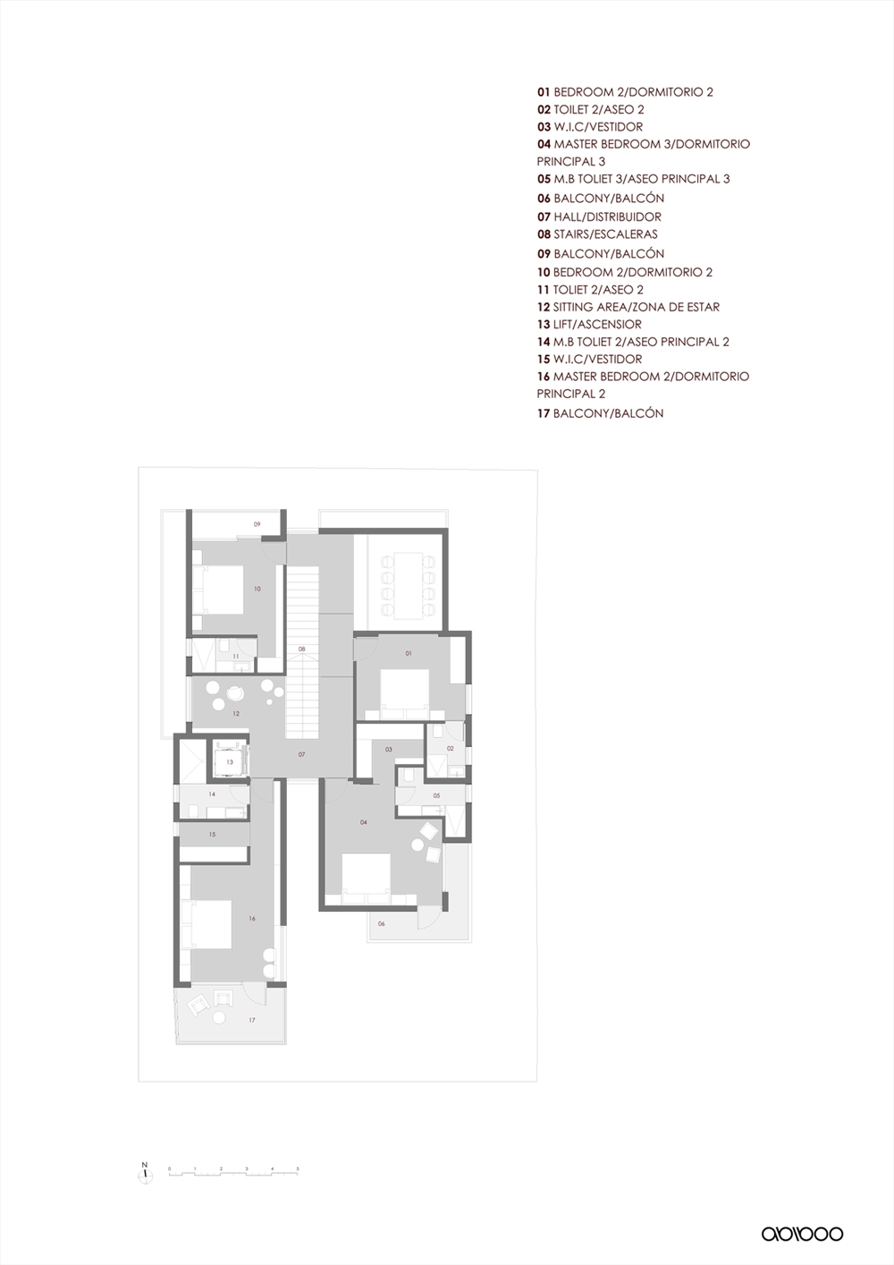 Archisearch - INDER HOUSE, Chennai, India | ABIBOO ARCHITECTURE | second floor