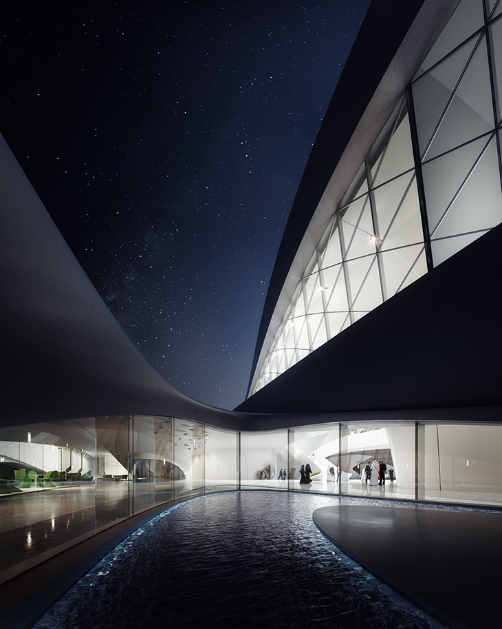 Archisearch BEE'AH HEADQUARTERS, SHARJAH, UAE / ZAHA HADID ARCHITECTS