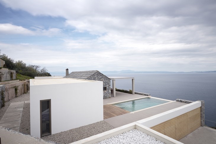 Archisearch - General view from south, Villa Melana, Tyros Greece, architects Valia Foufa & Panagiotis Papassotiriou (c) Pygmalion Karatzas