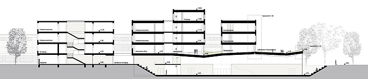 Archisearch GFRA ARCHITECTURE PROJECT FOR THE COMPTETITION FOR THE RENOVATION AND EXTENSION OF THE SALZBURG PEDAGOGICAL SCHOOL