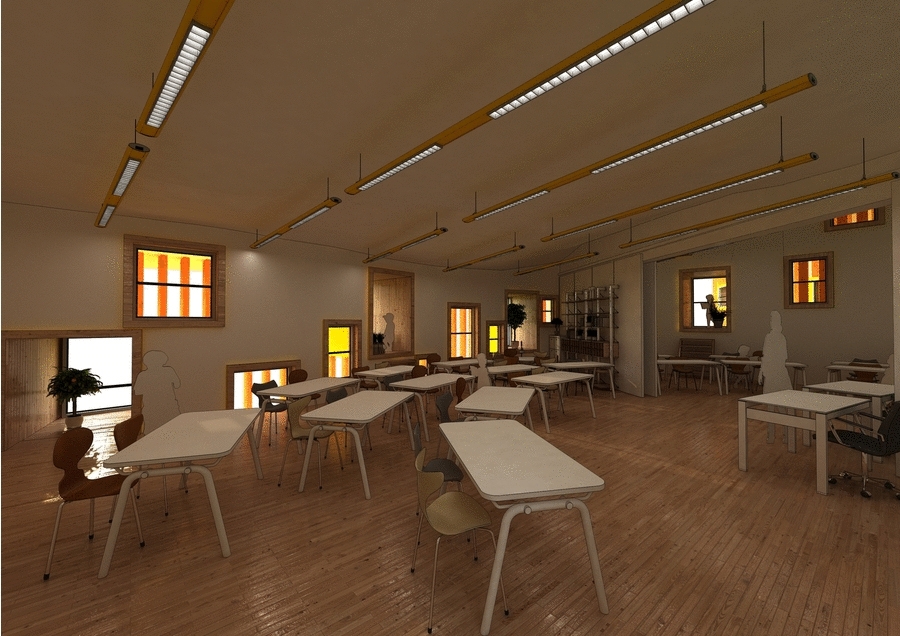 Archisearch - School for thought // Diofantou6 / Classroom 
