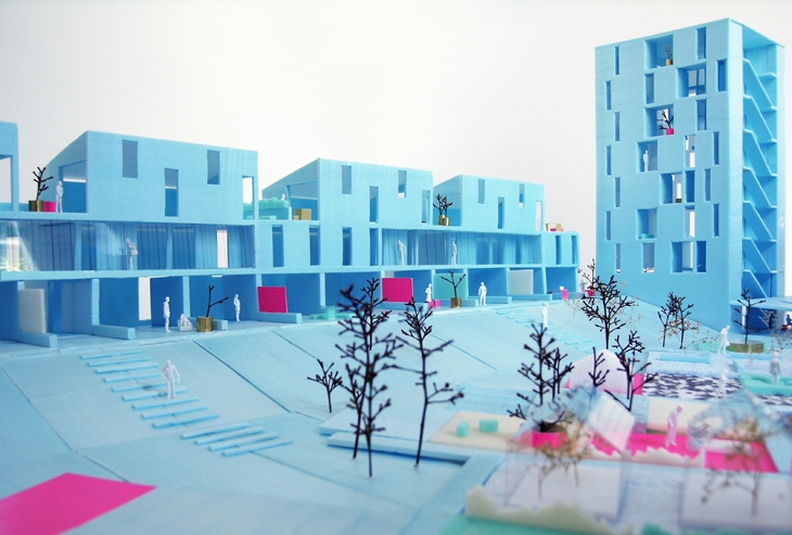 Archisearch - Meet Thy Neighbor, Social Housing in Nuremberg, Honorable Mention in Europan 12 2013 ((c)AREA)