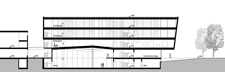 Archisearch GFRA ARCHITECTURE PROJECT FOR THE COMPTETITION FOR THE RENOVATION AND EXTENSION OF THE SALZBURG PEDAGOGICAL SCHOOL