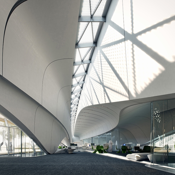 Archisearch - Bee`ah Headquarters, Sharjah, UAE / Zaha Hadid Architects