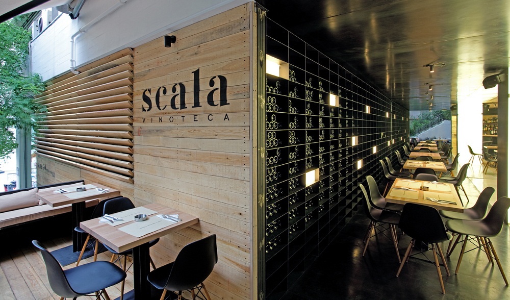 Archisearch - George Fakaros Scala Vinoteca Bar-Restaurant, Kolonaki,  Athens, 2009