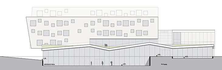 Archisearch GFRA ARCHITECTURE PROJECT FOR THE COMPTETITION FOR THE RENOVATION AND EXTENSION OF THE SALZBURG PEDAGOGICAL SCHOOL