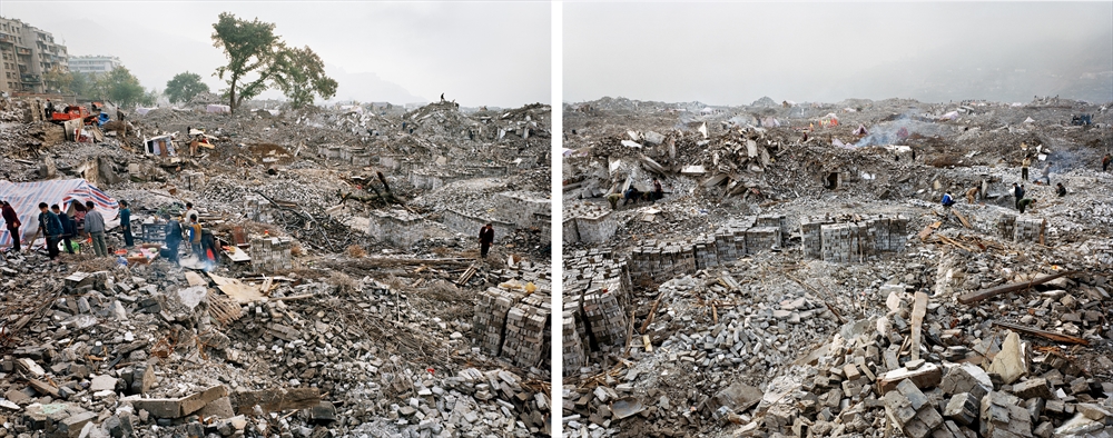 Archisearch - Feng Jie #3 & 4, Three Gorges Dam Project, Yangtze River, China, 2002 (c) Edward Burtynsky,   courtesy Nicholas Metivier Gallery, Toronto