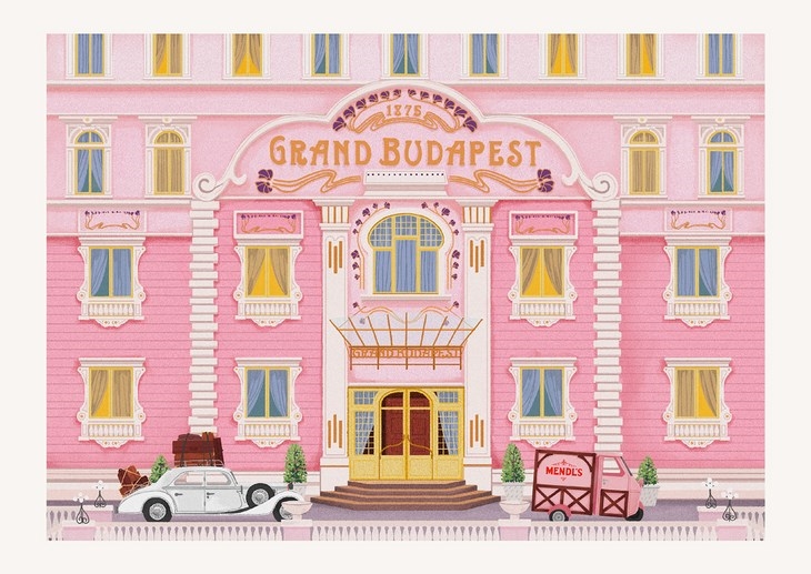 Archisearch - ``The Grand Budapest Hotel`` / Wes Anderson Postcards / Mark Dingo Francisco