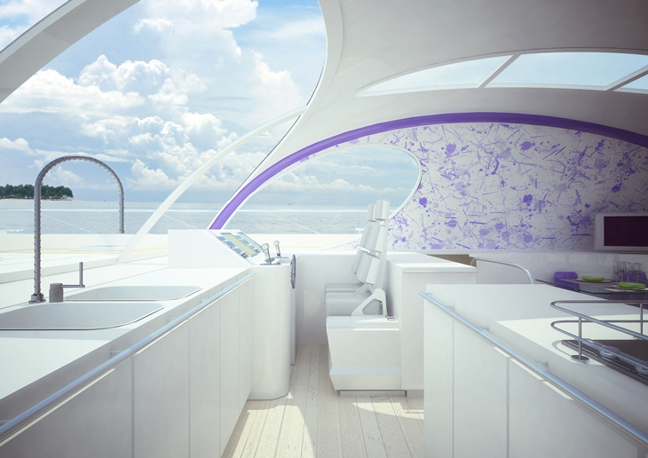 Archisearch - Marvin the Martian. 15’ eco-catamaran. Interior