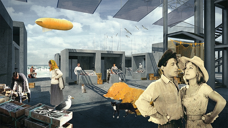 Archisearch - FISHING IN THE CONCRETE / DESIGN THESIS BY SYMEON BANOS & DEMETRA VOGIATZAKI