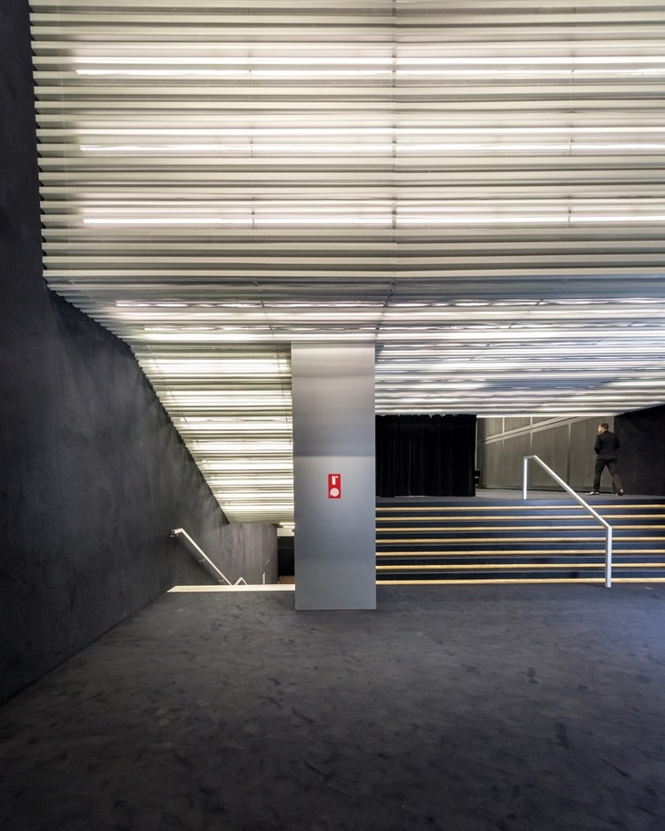 Archisearch - Interior of Auditorium`s entrance, Architects OMA / Rem Koolhaas (c) Pygmalion Karatzas