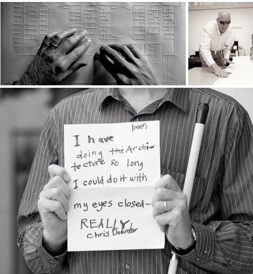 Archisearch - CHRIS DOWNEY: A BLIND ARCHITECT'S VISION (VIDEO)