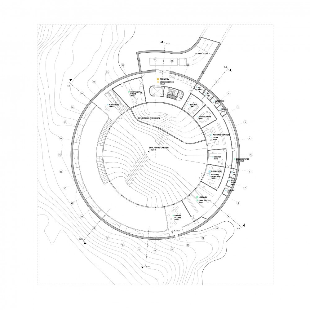 Archisearch - κάτοψη στάθμης -3.50